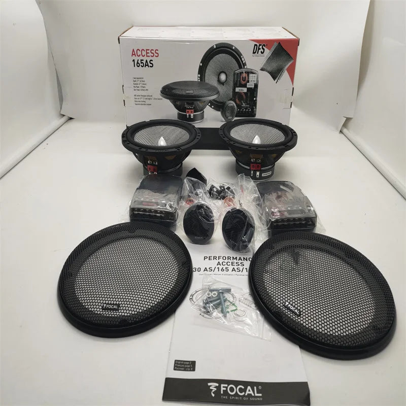 Free Shipping 1Set Focal Access 165AS 2-Way Max 120W Separated Kit Performance Component Car Speaker Hi Quality Made In France
