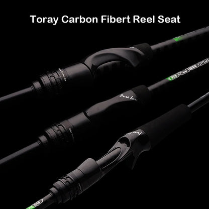 PURELURE ZERO Small Bait Light High Carbon Long Throwing Rod Rock Fishing Spinning Trout Rod BFS Fishing Casting UL  Stream Bass