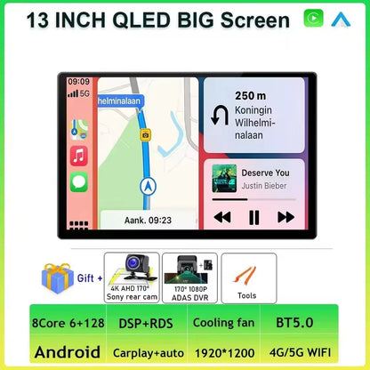 Android 14 Carplay Auto Car Radio For Peugeot 5008 4008 3008 2017 2018 2019 2020 Multimedia Video Player Navigation GPS Stereo