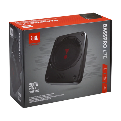 JBL Car audio Car subwoofer 160W active stereo heavy subwoofer Cast aluminum 6.5cm thick mounted under the seat