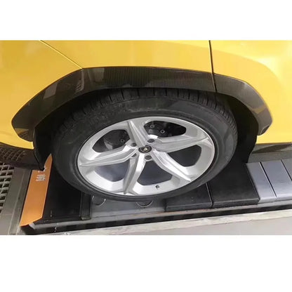 For Lamborghini URUS Carbon Fiber Wheel Eyebrow Arch Fender Flares Cover Trim Mudguards Protective Lip Strips Mud Flaps