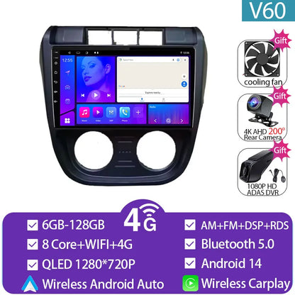 Android 14 Stereo Car Radio For VOLKSWAGEN Crossfox 2003-2009 Multimedia Video Player 4G GPS Android Auto CarPlay DSP No 2 Din