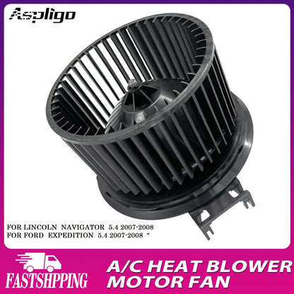 Aspligo New Air Conditioning AC Heater Blower Motor Fan For Lincoln Navigator 5.4 2007-2008/For Ford Expedition  5.4 2007-2008