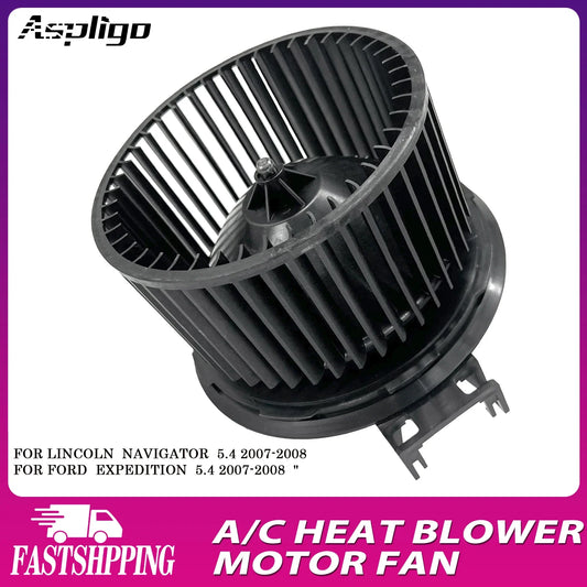 Aspligo New Air Conditioning AC Heater Blower Motor Fan For Lincoln Navigator 5.4 2007-2008/For Ford Expedition  5.4 2007-2008