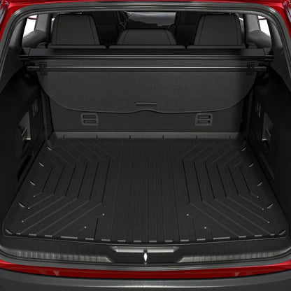 TPE Car Floor Mats & Rear Trunk Mat For Chevrolet Equinox GMC Terrain 2018~2024 All Weather Cargo Mats Floor Mats Trunk Liners