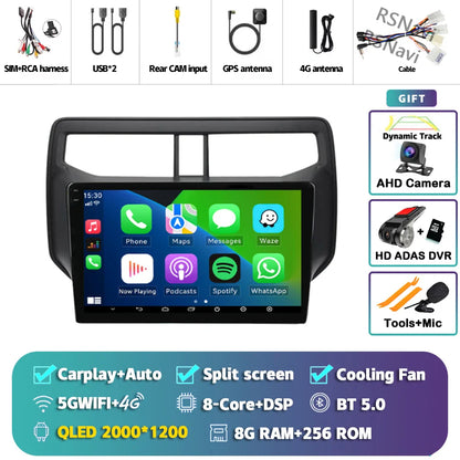 Android 14 Carplay Auto 2K Screen Car Radio BT Multimedia Player For Toyota Rush 2017 - 2020 Autoradio GPS Stereo 2din Head Unit