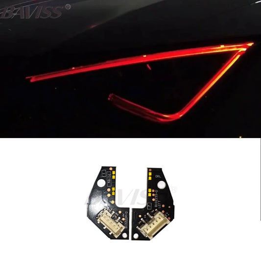 Red Yellow Angel Eye DRL Boards For Seat Leon Leon Leon ST FR Facelift Cupra LED Headlight DRL Daytime Running light 5F0941475A