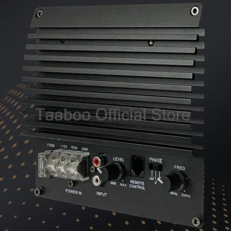 10 Inch 12V Super Subwoofer 800W High Power Car Speaker Car Audio Processor Fever DIY Car Active Amplifier Speaker Modification
