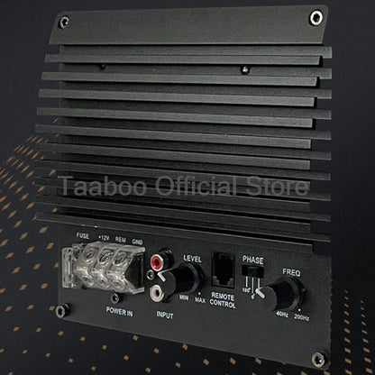 10 Inch 12V Super Subwoofer 800W High Power Car Speaker Car Audio Processor Fever DIY Car Active Amplifier Speaker Modification