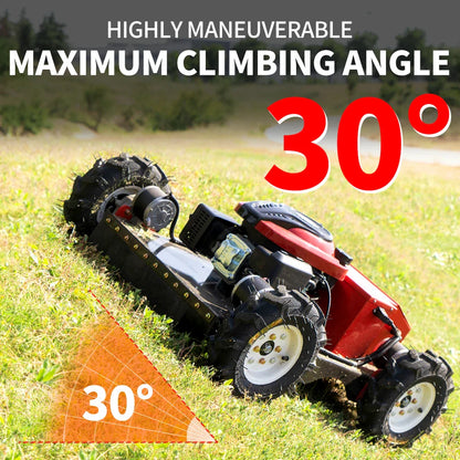 Customer Cheapest 16HP Gasoline Robot Lawn Mower Grass Cutter Flail Mower Wheel Mowers Petrol Lawnmower power tools