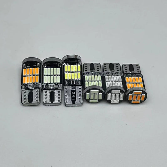 300PCS Car Interior Light T10 W5W 194 501 Led Canbus No Error T10 26 SMD 4014 Chip Instrument Lights Bulb Lamp