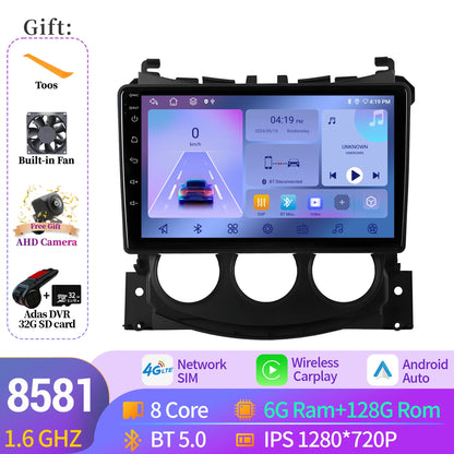 For Nissan 370 Z 370Z 2009-2012 Car Radio Multimedia Player Navigation 4G Wireless BT CarPlay Android 14 7862S 2K QLED Screen