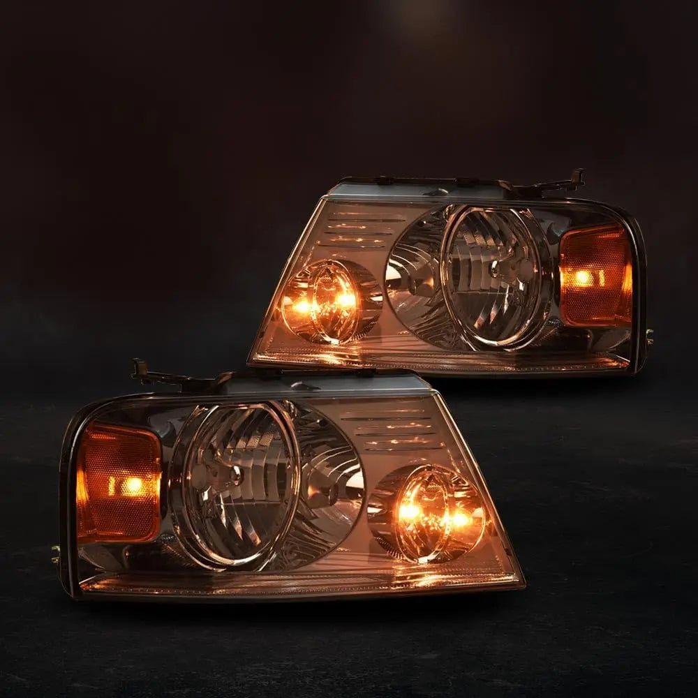 Headlights Compatible with 2004-2008 Ford F150/2006-2008 Lincoln Mark LT (NOT For 2004 F150 Heritage/Flareside Beds Models) Left
