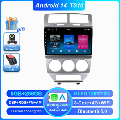 Android Car Radio Multimidia Player For Dodge Caliber Jeep Compass 1 MK Patriot 2006 - 2010 Auto GPS Navigation Carplay 2din DVD