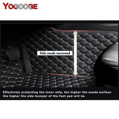 YOGOOGE Custom Car Floor Mats For Infiniti G G25 G35 G37 Auto Carpets Foot Coche Accessorie