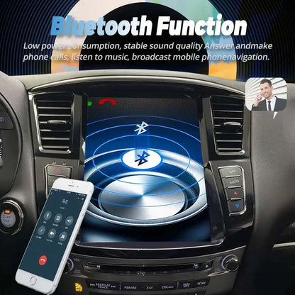 256gb Radio For Infiniti QX60 JX35 2014-2019 Android 14 Touch Screen Car Navi Multimedia Player Wireless Carplay Tape Recorder