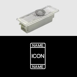Welcome Light For Rolls Royce Phantom Coolinan Gust Curry Wraith Customization Car Door Icon Glass Quartz Lamp HD LED Projector