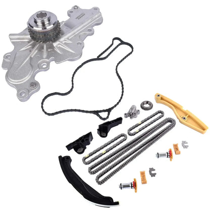 AP03 Water Pump & Timing Chain Kit for Ford Edge Taurus Lincoln MKS MKX 3.5 3.7L 2011+