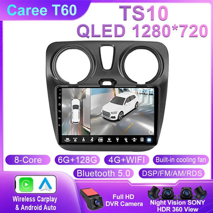 Car Radio For Renault Lodgy Dacia Dokker 2012 - 2020 Autoradio 4G WIFI GPS Car Video Multimedia Automotive Carplay Android Auto