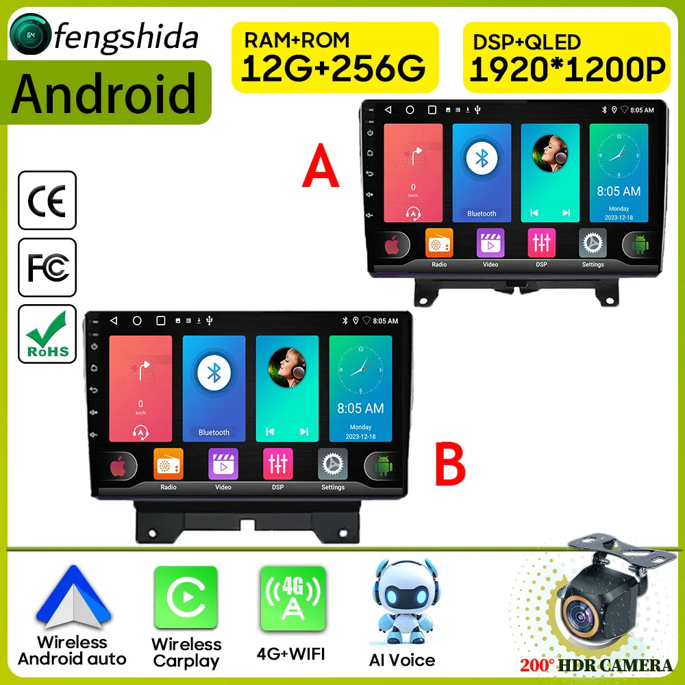 Car Radio Carplay For Land Rover Range Rover Sport 2005-2013 Navigation GPS Android Auto Multimedia Player 4G Wifi No 2din DVD