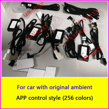 For Benz ML/GL/GLE/GLS/CLS/E/S W166 W292 X166 W218 W212 W221 LED BO Tweeter Ambient Light Upgrade Atmosphere Lamp Update Set