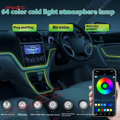 Car LED Interior Ambient Lights: Enhance Your Car's Interior with LED Lights For BMW Only F10 F11 F07 F18 2010-2017 G30-G38