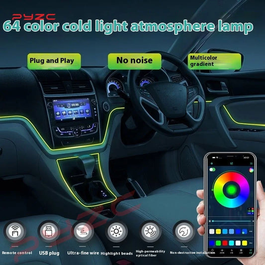 Car LED Interior Ambient Lights: Enhance Your Car's Interior with LED Lights For BMW Only F10 F11 F07 F18 2010-2017 G30-G38