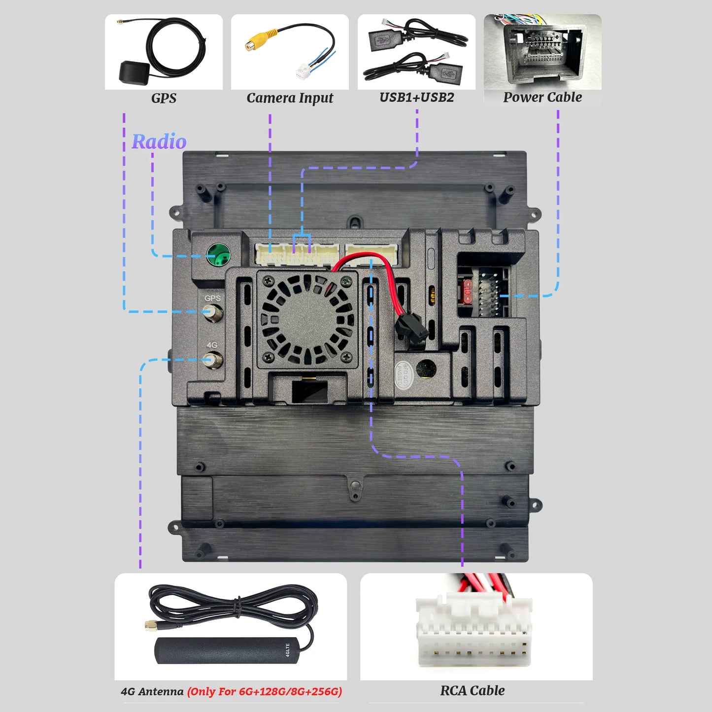 9.7″Android 14 For Renault Koleos Megane 4 Samsung SM6 Talisman 2017-2019 Wireless Apple BT Carplay Car Radio Multimedia