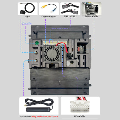 9.7″Android 14 For Renault Koleos Megane 4 Samsung SM6 Talisman 2017-2019 Wireless Apple BT Carplay Car Radio Multimedia