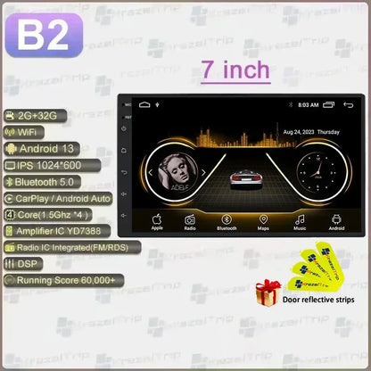 1280*720Screen 7 9 10 Inch 2Din Android Auto Carplay 8163 Car Radio Audio Multimedia Player for Hyundai Toyota Nissan Kia Stereo