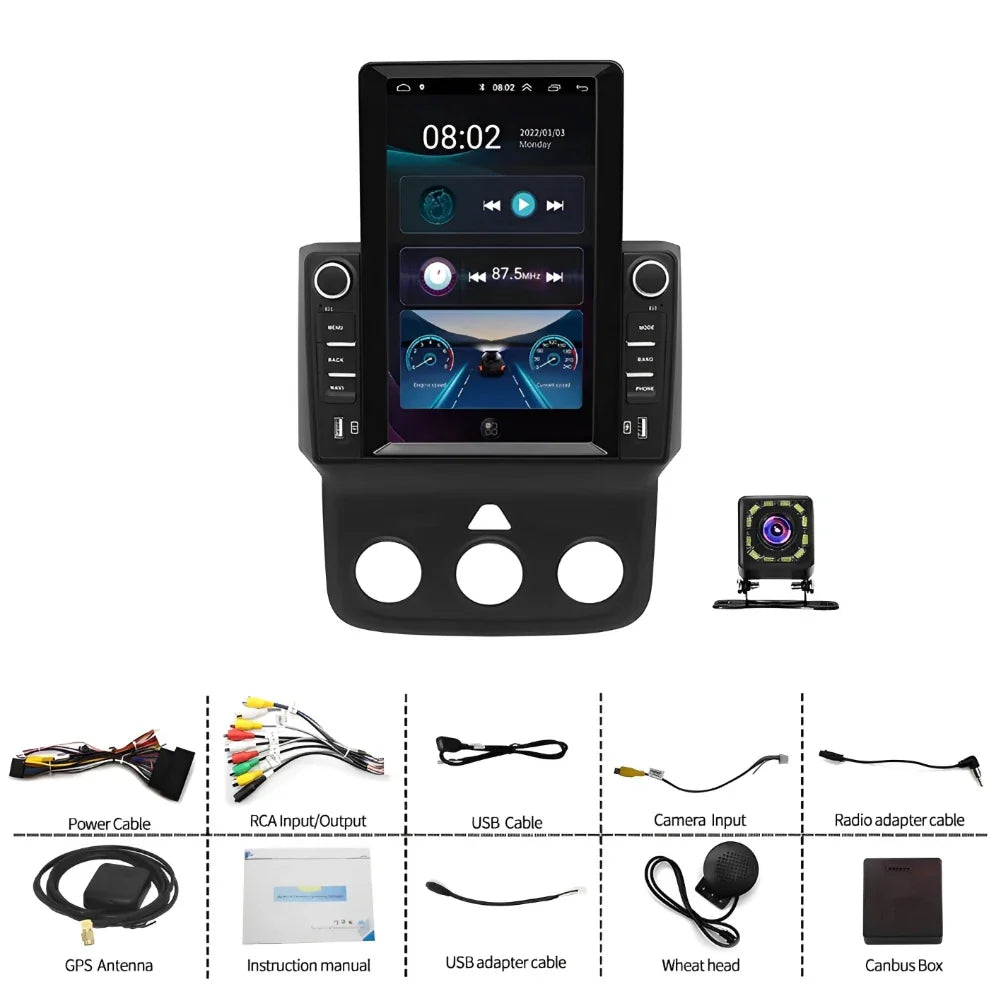 Android 14 Carplay For Dodge Ram 1500 2500 3500 2013-2018 Car Stereo Car Radio GPS Navigation Audio Multimedia DVD Player