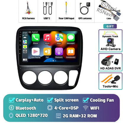 Android 14 Carplay Auto Car Radio For Honda CRV CR-V 1997-2001 Multimedia Video Player GPS Navigation Autoradio Stereo 2 Din DSP