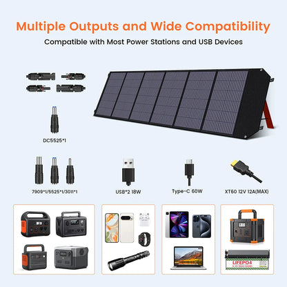 1024Wh Portable Power Station 1000W Solar Generator 320000mAh Lifepo4 Battery 220V Energy Storage Supply Camping Campervan RV