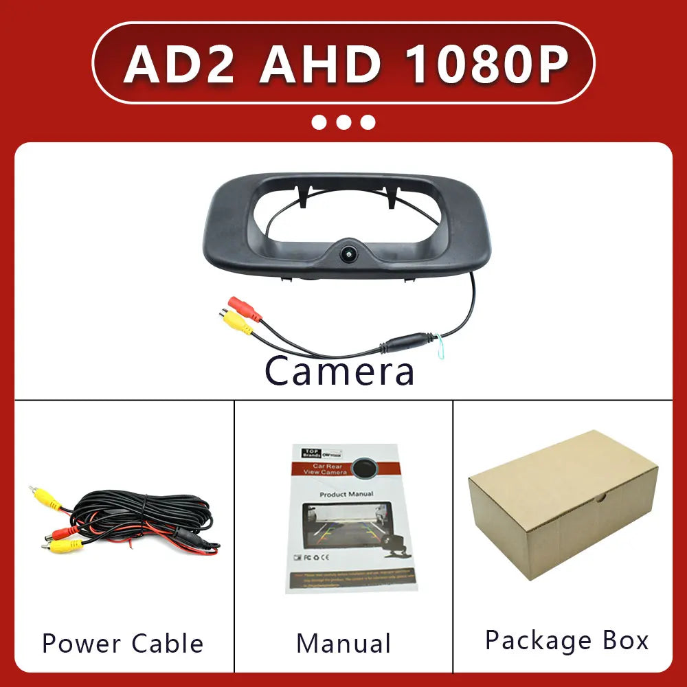 170° AHD 1920*1080P Pickup Trunk Handle Vehicle Camera For Chevrolet Silverado GMC Sierra 1999-2007 Reverse Car Camera