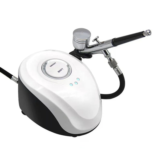 Professional Airbrush Machine for Nails Art Paint Tattoo Craft Cake Nano Mist Sprayer Beauty Tool Oxygen Injector Air Compresso