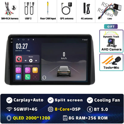 Android 14 Carplay Car Radio For Chrysler Grand Voyager 5 For Dodge Grand Caravan 2008 2011-2020 GPS Multimedia Stereo Head Unit