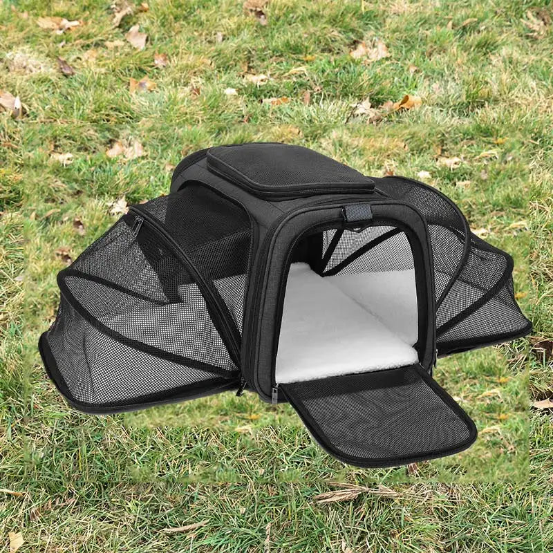 Cat Bag Carriers Outdoor Bag Transporter Portable Handbags Small Foldable Dog Cat Accessories Travel Car Carrying Pet Moving Bag