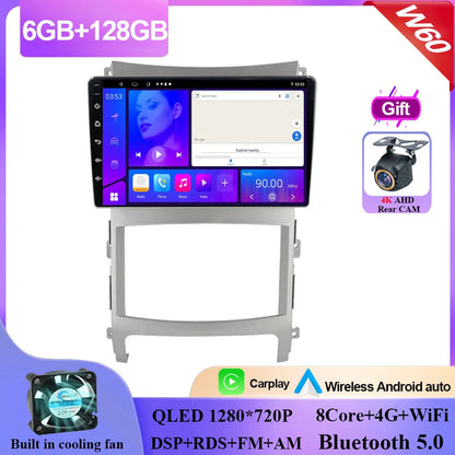 For Hyundai Veracruz ix55 2006 - 2015 Android 14 Car Stereo Multimedia Radio Unit Player GPS Wireless Carplay Android Auto 2din