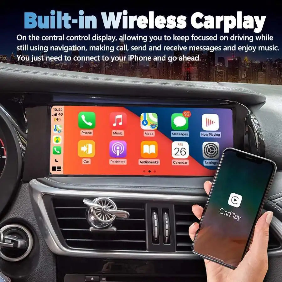 Qled Screen Android 13 For Infiniti QX30 Q30 2015-2019 Car Radio Multimedia Video Player Stereo CarPlay GPS Navigation 4G WIFI