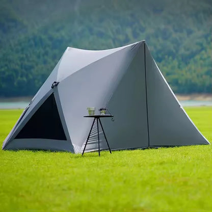 Automatic Pop Up Beach Tent Ultralight Portable Outdoor Camping Sun Shelter Instant Open Shelter Family Size Triangle Tent