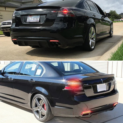 Smoked / Red Lens Red LED Rear Bumper Reflector Tail Lights For Cadillac ATS/XT5, For Chevrolet Camaro/Traverse, For Pontiac G8