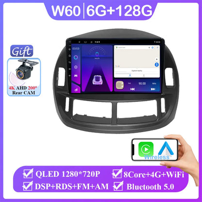 Android 14 Car For Toyota Previa ESTIMA ACR30 Tarago 2002-2006 QLED Stereo Radio Multimedia Player Head Unit GPS 4G BT Carplay