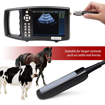 Cattle 5.6 Inch Screen Veterinary Ultrasound Scanner Cow Pig Heep Horse Farm Portable Ultrasound Pregnancy Testing Machine