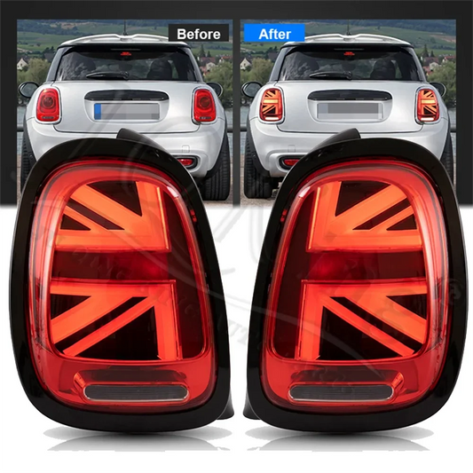 2PCS Car Tail Light For Mini Cooper F55 F56 F57 2014 2015 2016 2017 2018 2019 2020 Rear Reverse Brake Lamp Tailight