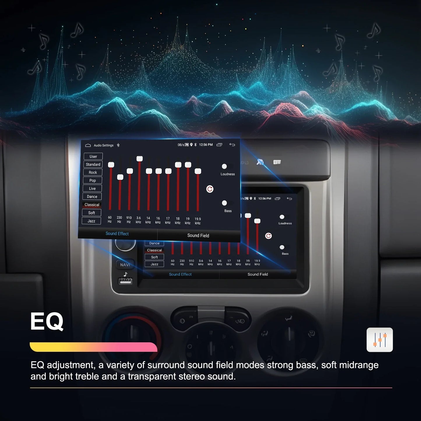 Podofo 7inch Car Stereo Radio For Chevrolet GMC Hummer Savanna 2003-2006 Carplay Android auto Navigation Bluetooth WIFI Player