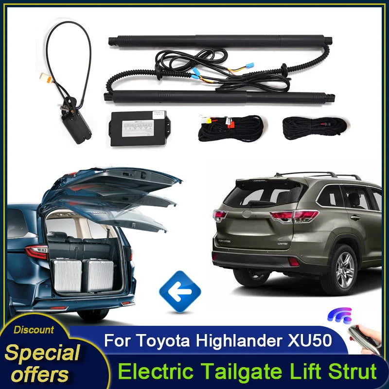 For Toyota Highlander Kluger XU50 2013~2021 Car Electric Tailgate Tail Gate Strut Vehicle Power Rear Door Lift System for Trunk