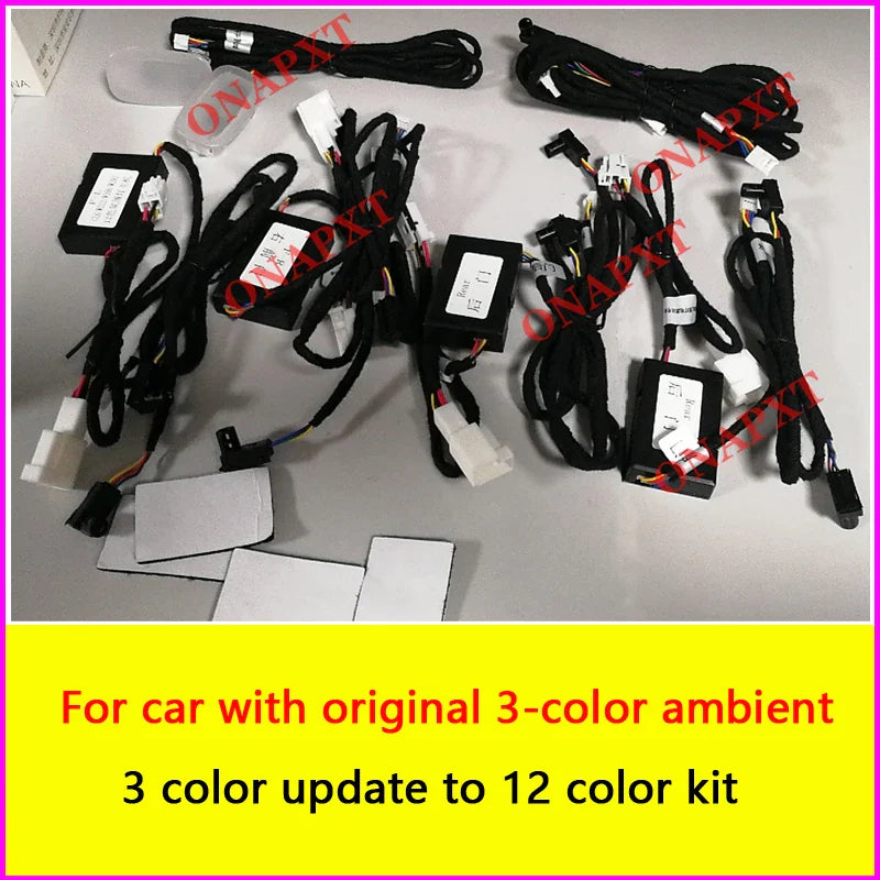 For Benz ML/GL/GLE/GLS/CLS/E/S W166 W292 X166 W218 W212 W221 LED BO Tweeter Ambient Light Upgrade Atmosphere Lamp Update Set