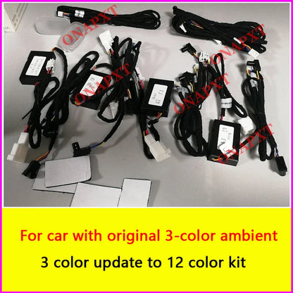For Benz ML/GL/GLE/GLS/CLS/E/S W166 W292 X166 W218 W212 W221 LED BO Tweeter Ambient Light Upgrade Atmosphere Lamp Update Set