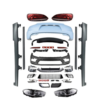 Modify car parts Scirocco 2010-2014 facelift 2015- R Tuning auto parts For Volkswagen upgrade body kits with headlamp taillamp
