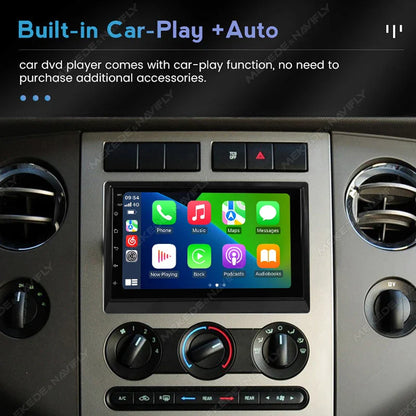 MEKEDE Android 13 2 Din GPS Multimedia Player For Ford 500 F150 Explorer Edge Escape Sport Lincoln Expedition Mustang Car Radio